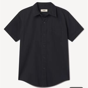 Draped Twill S/S One Pocket Shirt Size Medium